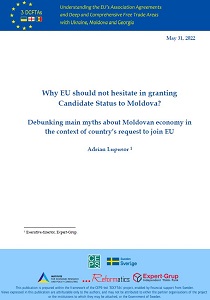 Why EU should not hesitate in granting Candidate Status to Moldova? Debunking main myths about Moldovan economy in the context of country’s request to join EU