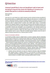 The interest is piqued: who are the real beneficiaries of the anti-dumping tax on the import of cement from Moldova to Ukraine and what can we do to solve this problem