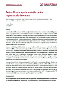 The banking sector - part of the solution for consumer loans. Opinion on potential solutions to support people with non-bank loans whose incomes have been affected by the Covid-19 crisis.