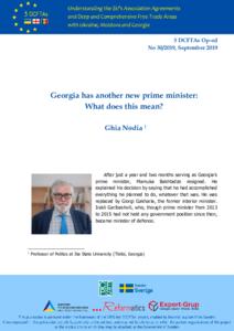 Georgia has another new Prime Minister: What does this mean? Cover Image