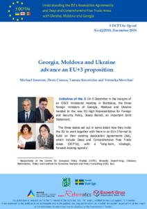 Georgia, Moldova and Ukraine advance an EU+3 proposition