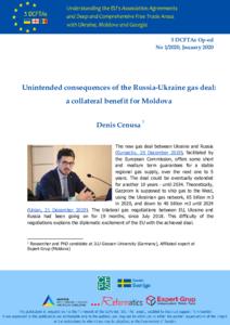 Unintended consequences of the Russia-Ukraine gas deal: a collateral benefit for Moldova