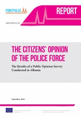 2016 THE CITIZENS’ OPINION OF THE POLICE FORCE - The Results of a Public Opinion Survey Conducted in Albania