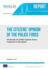 2016 THE CITIZENS’ OPINION OF THE POLICE FORCE - The Results of a Public Opinion Survey Conducted in Macedonia