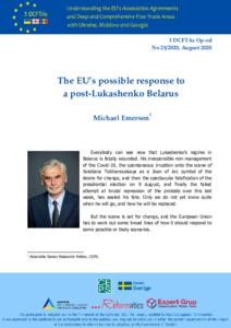 The EU’s possible response to a post-Lukashenko Belarus