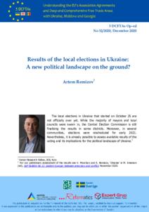 Results of the local elections in Ukraine: A new political landscape on the ground?