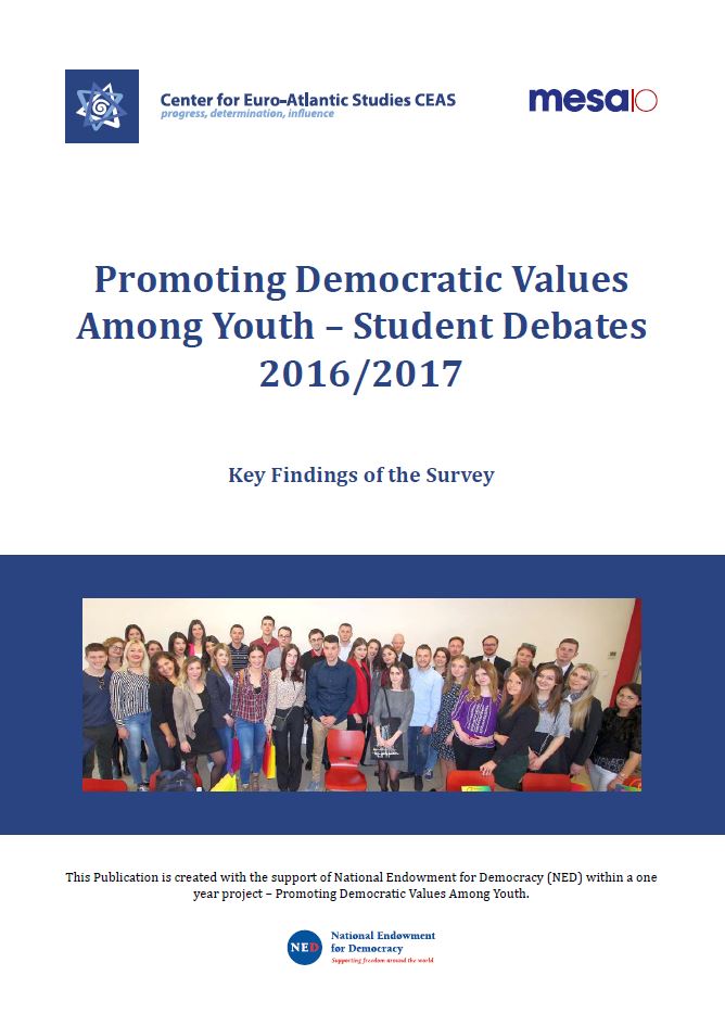 Promoting Democratic Values Among Youth – Student Debates 2016/2017