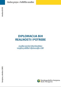 DIPLOMACIJA BiH -REALNOSTI I POTREBE. Analiza uzroka krize identiteta vanjske politike i diplomacije u BiH