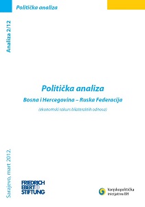 POLITICAL ANALYSIS: Bosnia and Herzegovina - Russian Federation (economic perspective of bilateral relations)