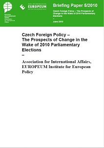 Czech Foreign Policy – The Prospects of Change in the Wake of 2010 Parliamentary Elections