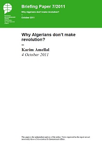 Why Algerians don’t make Revolution?