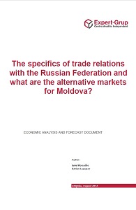 The specifics of trade relations with the Russian Federation and what are the alternative markets for Moldova?