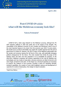 Post-COVID-19 Crisis: what will the Moldovan Economy look like?