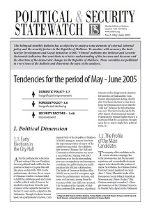 POLITICAL & SECURITY STATEWATCH - Tendencies for the period of May - June 2005