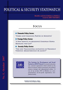 POLITICAL & SECURITY STATEWATCH - № 2007-05