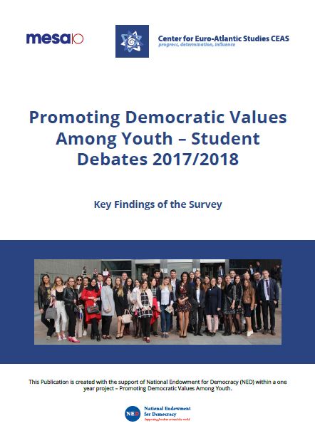 Promoting Democratic Values Among Youth – Student Debates 2017/2018