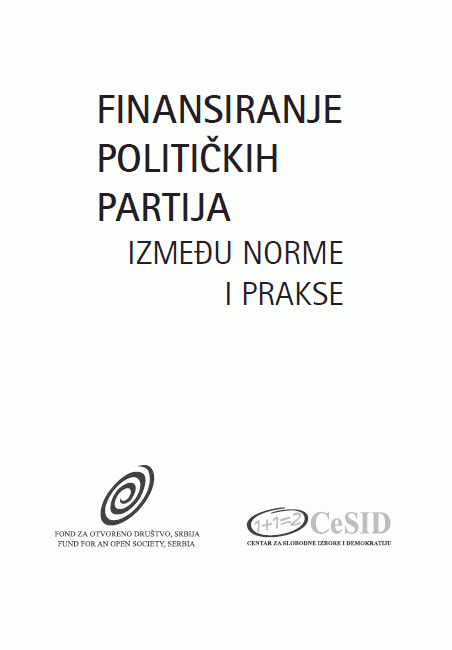 Financing of political parties - Between norm and practice