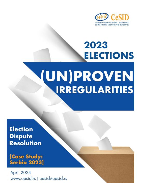 (Un)proven Irregularities: Election dispute resolution