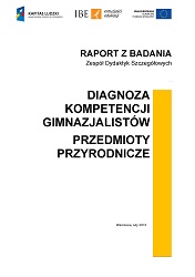 Diagnoza Kompetencji Gimnazjalistów - przedmioty przyrodnicze (2011)
