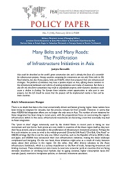 №148: Many Belts and Many Roads: The Proliferation of Infrastructure Initiatives in Asia