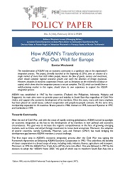 №146: How ASEAN’s Transformation Can Play Out Well for Europe