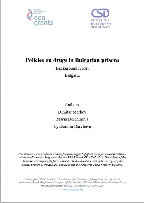 Background report: Policies on drugs in Bulgarian prisons