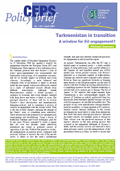№129. Turkmenistan in transition. A window for EU engagement?