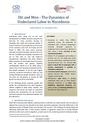 Hidden Economy in Macedonia Policy Brief 2: Hit and Miss - The Dynamics of Undeclared Labor in Macedonia