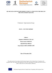 Re-socialisation of offenders in the EU: enhancing the role of the civil society (RE-SOC). Workstream 1: Imprisonment in Europe. Spain – country report