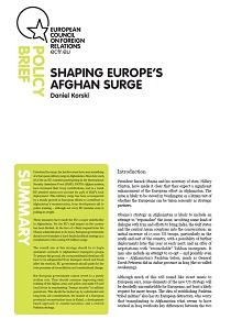 Shaping Europe’s Afghan Surge Cover Image