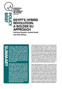 EGYPT’S HYBRID REVOLUTION: A bolder EU Approach Cover Image