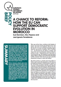 A CHANCE TO REFORM: HOW THE EU CAN SUPPORT DEMOCRATIC EVOLUTION IN MOROCCO Cover Image