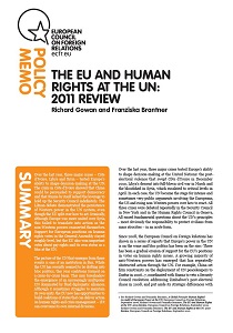 THE EU AND HUMAN RIGHTS AT THE UN: 2011 REVIEW Cover Image