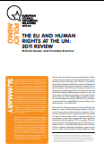 № 39 THE EU AND HUMAN RIGHTS AT THE UN: 2011 REVIEW