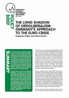 № 49 THE LONG SHADOW OF ORDOLIBERALISM: GERMANY’S APPROACH TO THE EURO CRISIS