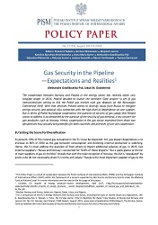 №155: Gas Security in the Pipeline—Expectations and Realities Cover Image