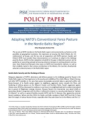 №156: Adapting NATO’s Conventional Force Posture in the Nordic-Baltic Region Cover Image