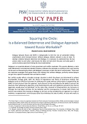 №157: Squaring the Circle: Is a Balanced Deterrence and Dialogue Approach toward Russia Workable? Cover Image