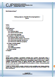 Position of patient in the Republic of Croatia: Legislation and Practice Cover Image