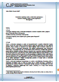 Lawfulness of the accommodation of persons with mental disorders in institutions of social protection in the Federation of Bosnia and Herzegovina Cover Image