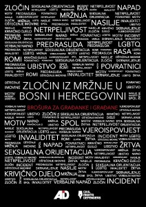 Zločin iz mržnje u Bosni i Hercegovini. Brošura za građanke i građane