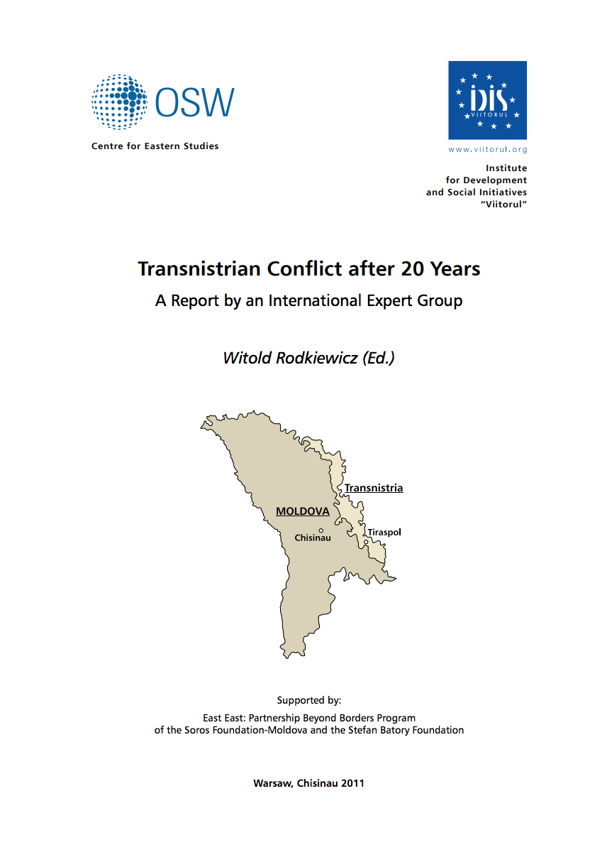 Transnistrian Conflict after 20 Years Cover Image