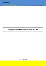 Perspectives of EU membership for BiH Cover Image