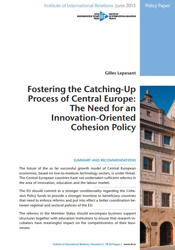 Fostering the Catching-Up Process of Central Europe: The Need for an Innovation-Oriented Cohesion Policy