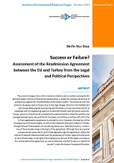 Success or Failure? Assessment of the Readmission Agreement Between the EU and Turkey from the Legal and Political Perspectives Cover Image