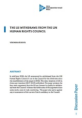 The US Withdrawal from the UN Human Rights Council Cover Image
