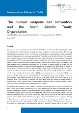 The nuclear weapons ban convention and the North Atlantic Treaty Organization