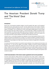 The American President Donald Trump and “The Worst” Deal
