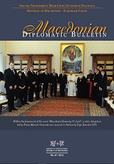 Macedonian Diplomatic Bulletin 2012/61 Cover Image