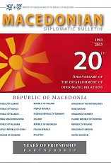 Macedonian Diplomatic Bulletin 2013/Special Edition Cover Image